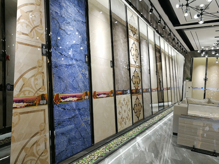【實(shí)景案例】陶瓷一線品牌金艾陶瓷磚重慶墊江200方專賣店鑒賞